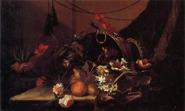 MONNOYER, Jean-Baptiste Flowers and Fruit Sweden oil painting art